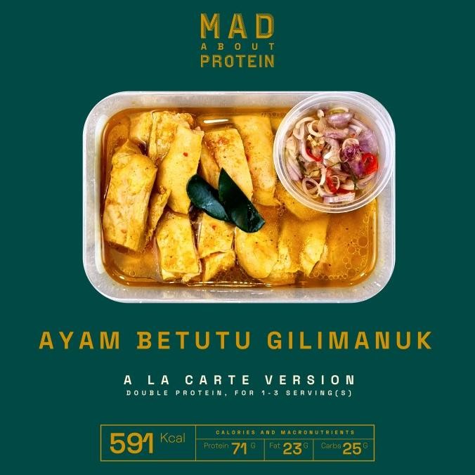

[ALA CARTE] Ayam Betutu Gilimanuk - MAD ABOUT PROTEIN Frozen Mealprep