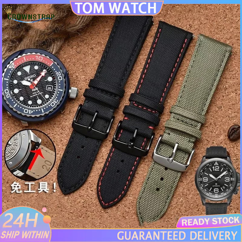 Untuk Tali Jam Tangan Citizen 18mm 20mm 22mm Tali Nilon Citizen Untuk Citizen Mido tissot IWC Tali J