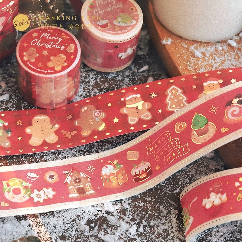 

OHSOME Christmas series Hot Stamping Washi Tape/Christmas Eve Banque/winter christmas eve/Closet Wish House
