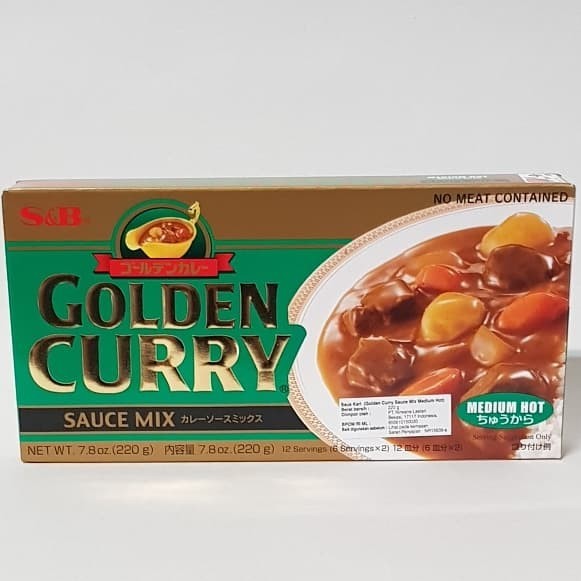 

Bya - S&B Golden Curry Medium Hot 220 Gr