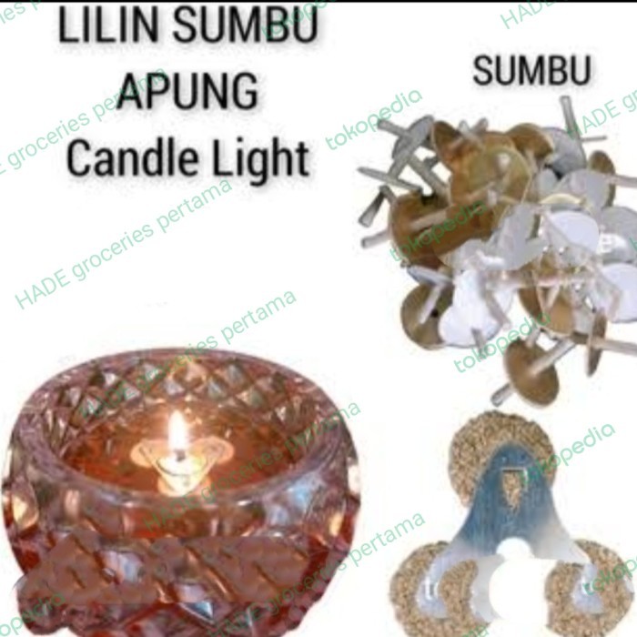 

Bya - Lilin Candle Couple Sumbu 1Pack, Plampung 5Cs Yes Candle Light Dinner