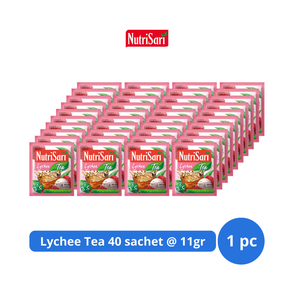 

NutriSari Lychee Tea 40s @ 11gr