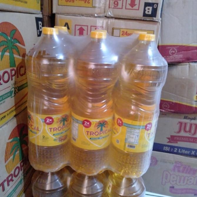 

Minyak goreng tropical botol 2L (isi 6 botol) GM