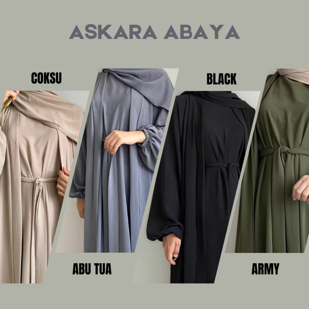 Gamis Simple dan Anggun // ASKARA ABAYA