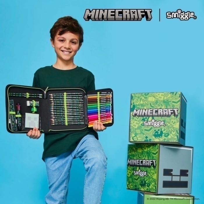 

Kotak Pensil Smiggle Minecraft ( Udah Sama Isi Nya )