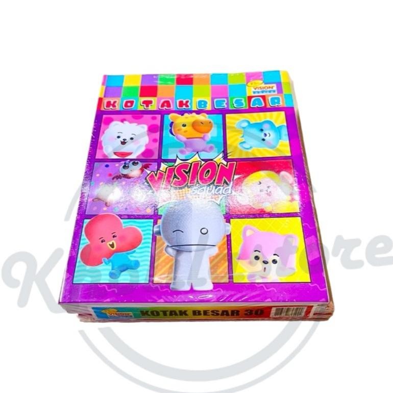 

Buku Kotak Besar Vision 30 lembar isi 10 pcs yang laris