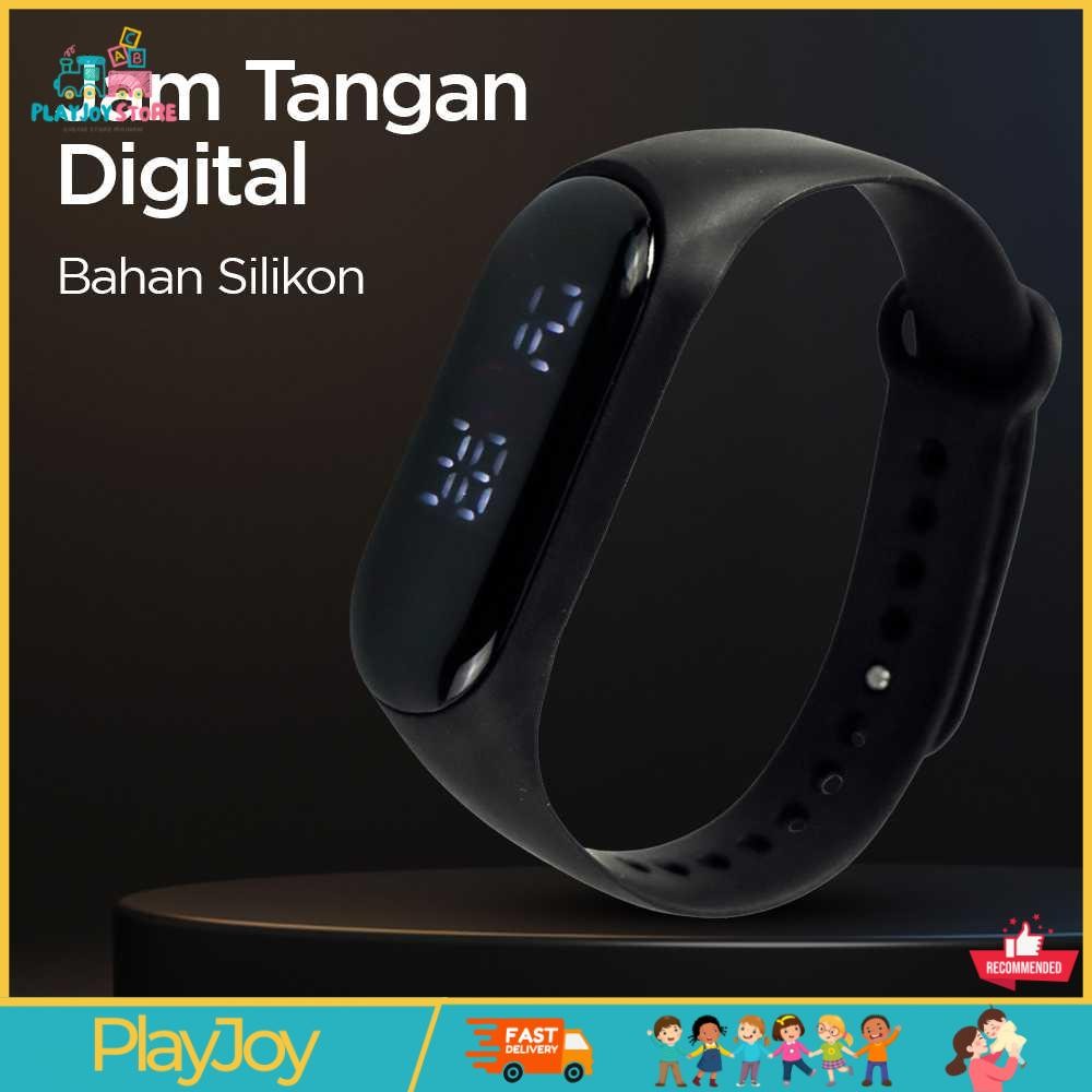 Jam Tangan Digital LED Sillicone Sport Watch - SM161
