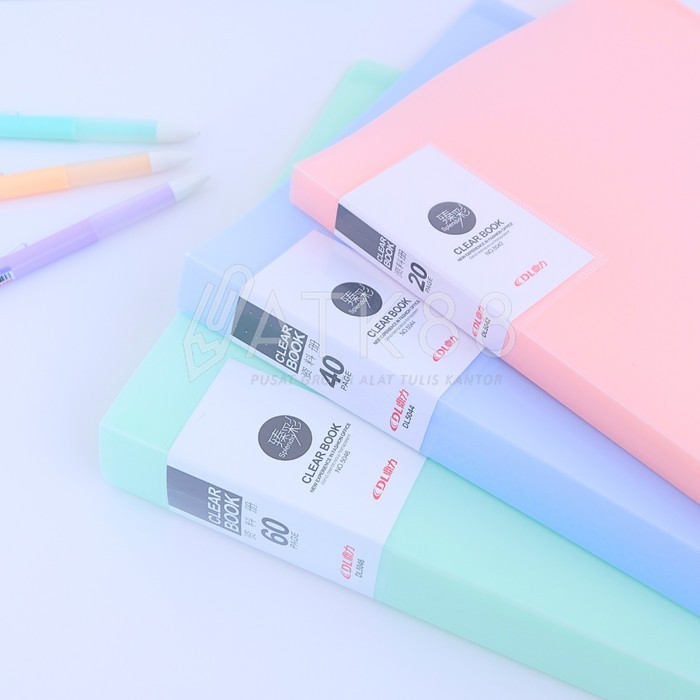 

Sale Clear Holder Display Book Pastel 60 Pocket / Map File Dokumen Plastik