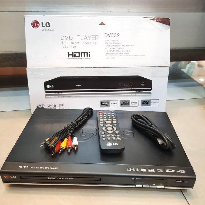 Terbaru Player Lg Dv-532 Dvd / Vcd / Cd / Usb