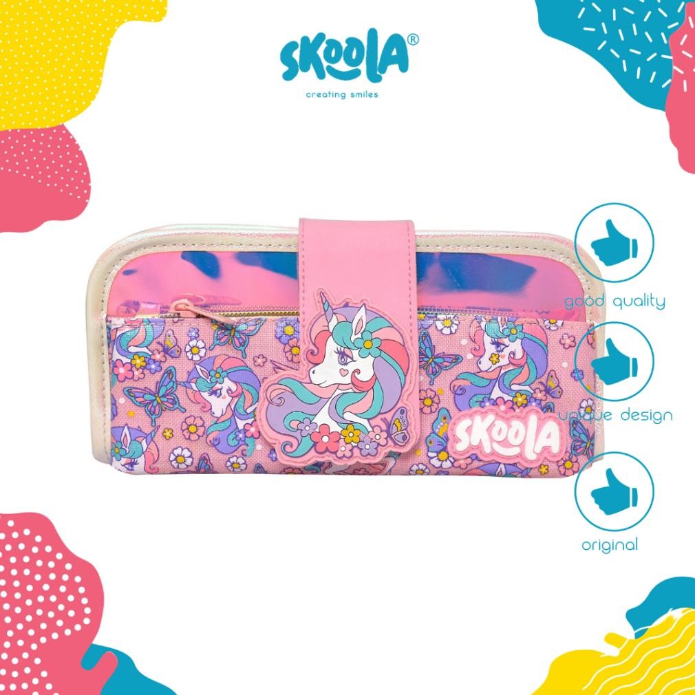 

Sale Skoola Tempat Pensil Lipat 3 Pencil Case Threefold Anak Perempuan Lucu Unicorn Cat - Pensy Diskon