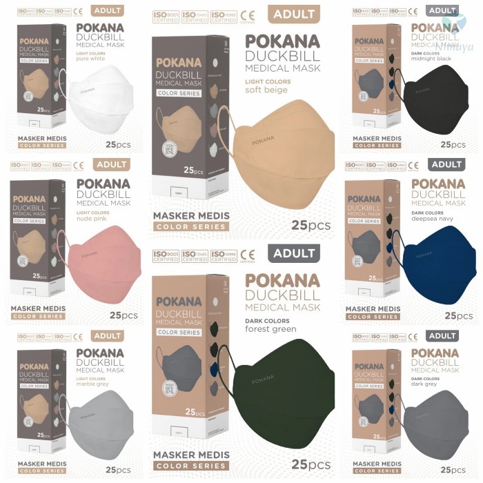 Cuci Gudang Masker Pokana Duckbill Kf94 Medis 25 Pcs Non Evo Plusmed Sensi Convex
