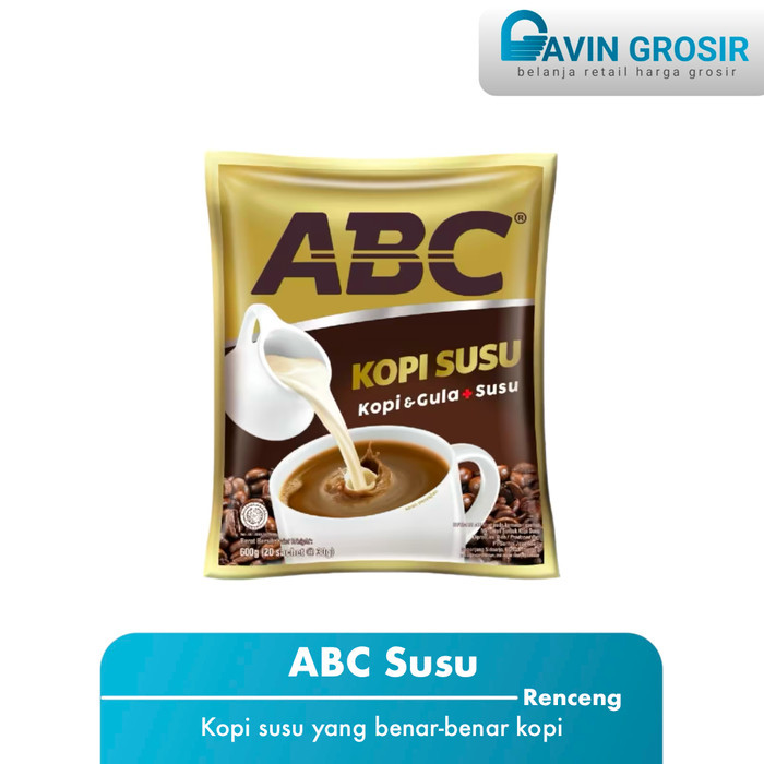 

Kopi Instan ABC Susu (Kopi + Gula + Susu)