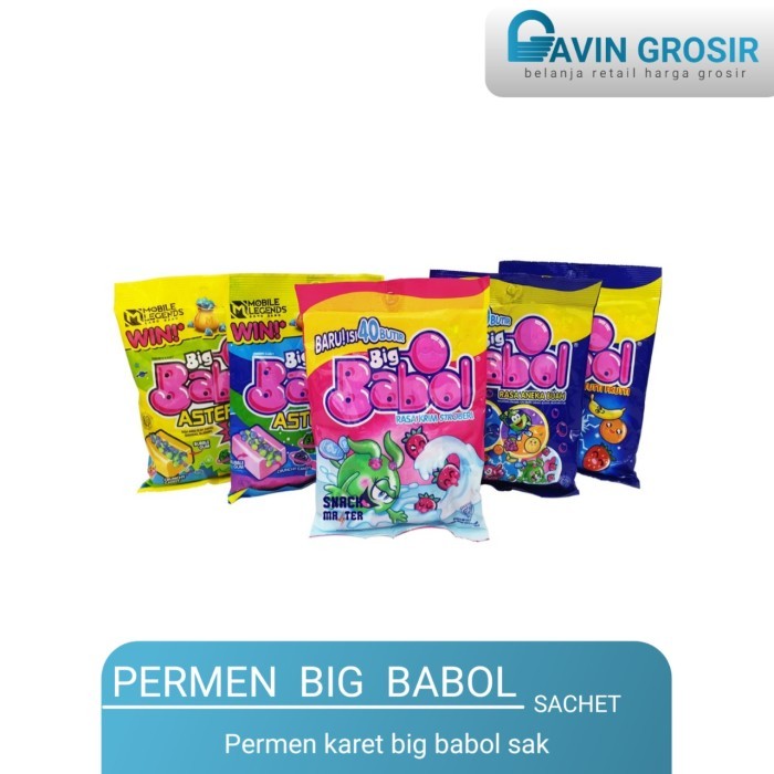 

Permen karet Big Babol kemasan pak