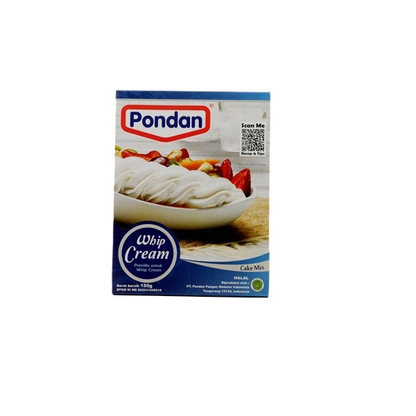 

PONDAN CAKE MIX WHIP CREAM 150G