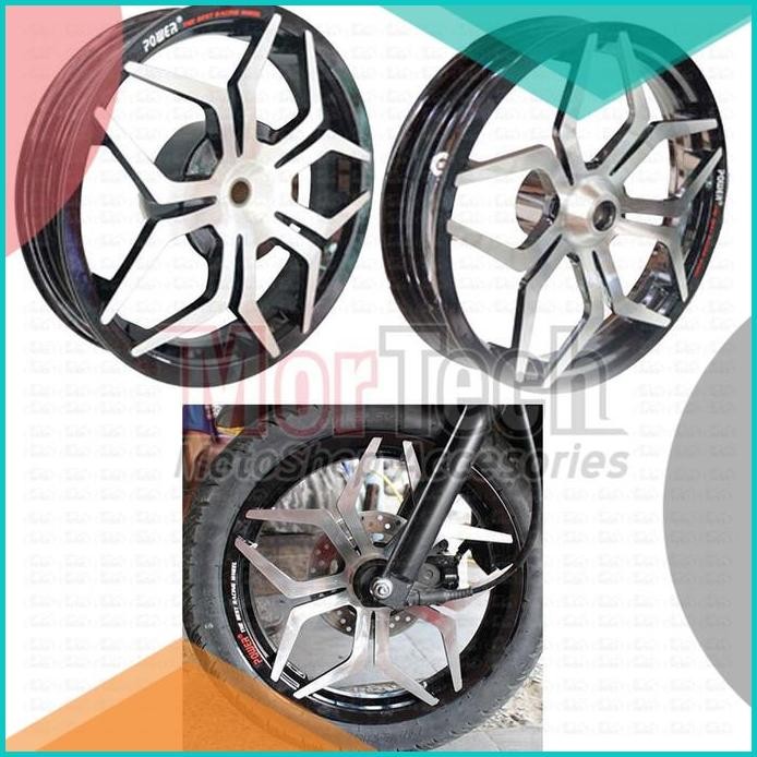 Velg Pelek Racing Tapak Lebar Power Palang 5 Star Vario 150 Fi New 14