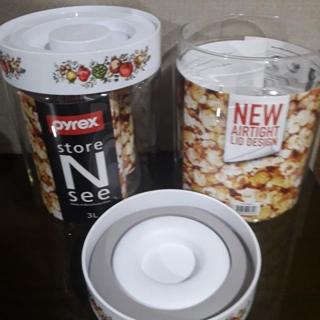 " " Toples Kerupuk Pyrex 3L Set