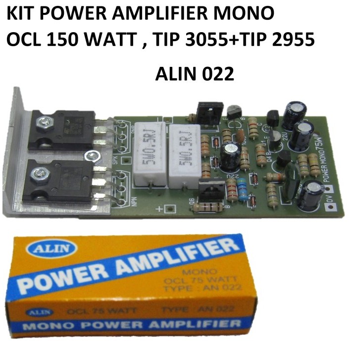 KIT POWER AMPLIFIER MONO OCL 75WATT