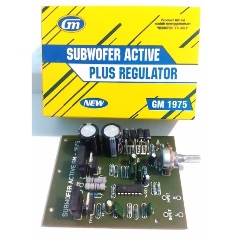 KIT SUBWOFER ACTIVE BISA UNTUK SUBWOFER MOBIL PRAKTIS GM1975