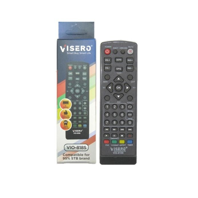 Remot set top box dvbt2 semua merk bisa tanaka matrix luby evercos etc