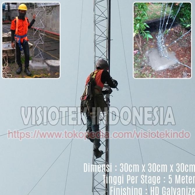 

TERMURAH - Tower Triangle 30cm Hot Galvanize