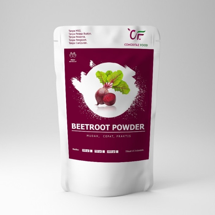 

Lhiu - Bubuk Buah Bit/Beetroot Powder Bubukmasak Praktis Bumbu Tabur - 200 Gr