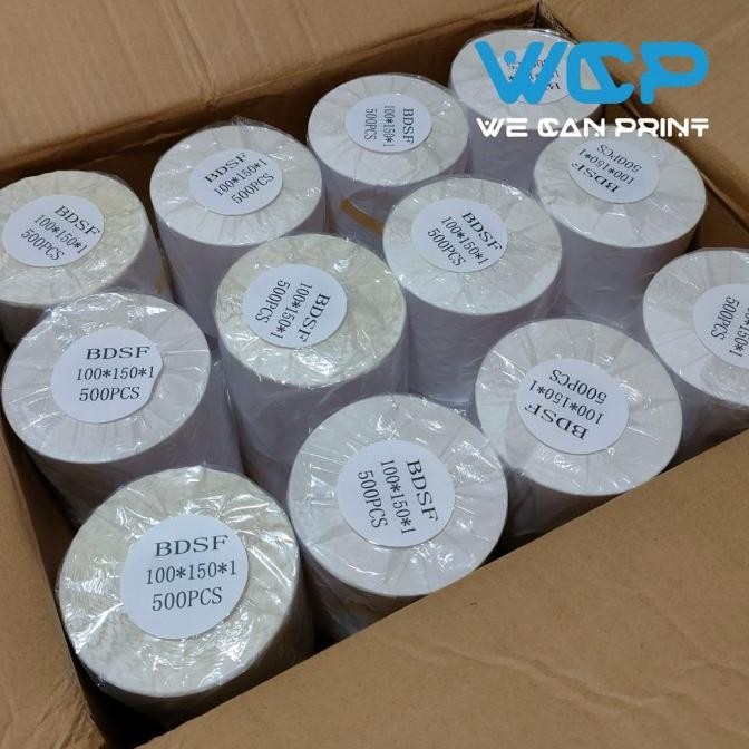 

LABEL BARCODE 100X150 MM STICKER LABEL THERMAL 100X150 MM 500 PCS