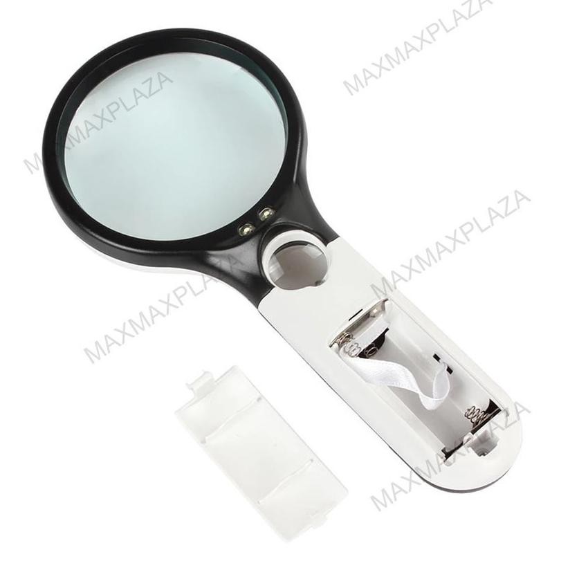 

gha-68 2in1 Magnifier Gelas Kaca Pembesar Dengan Lampu 3 LED Loop Magnifying Untuk Membaca dan Perhiasan Berkualitas