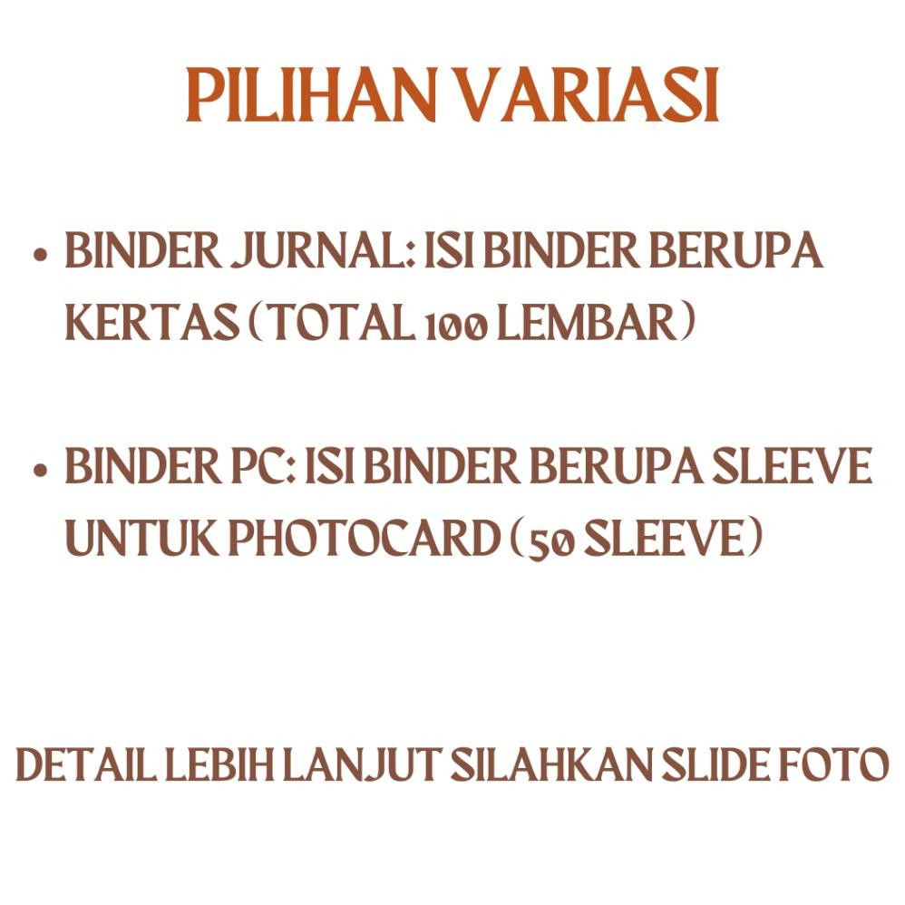 

dh-68 (A5 Size) Binder Journal Set Hogwarts House Version / Agenda Notebook PC Photocard Hemat