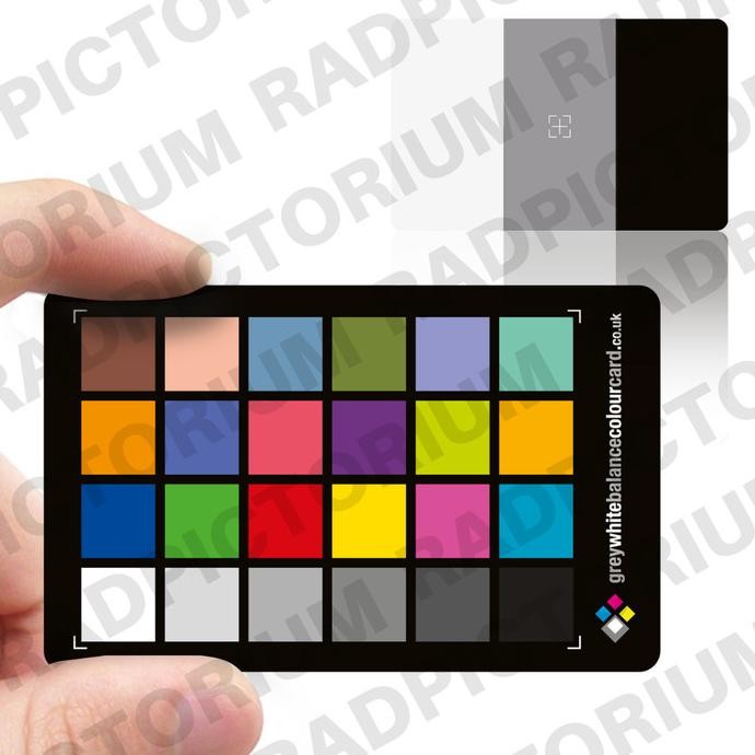 TERMURAH - Color Checker Card 3x2 - Grey White Balance Colour Card