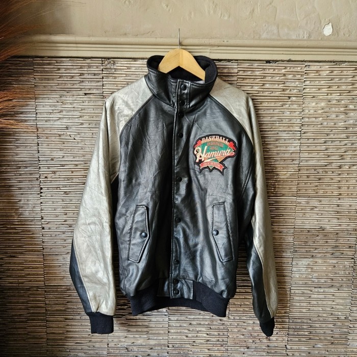 VINTAGE JACKET VARSITY BASEBALL HAMURA MIZUNO