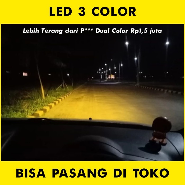 FOGLAMP LED DUAL COLOR TOYOTA AGYA AVANZA CALYA FOG LAMP H8 H11 H16