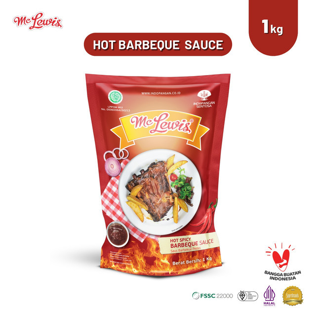 

Mc Lewis Hot & Spicy Barbeque Sauce - 1Kg