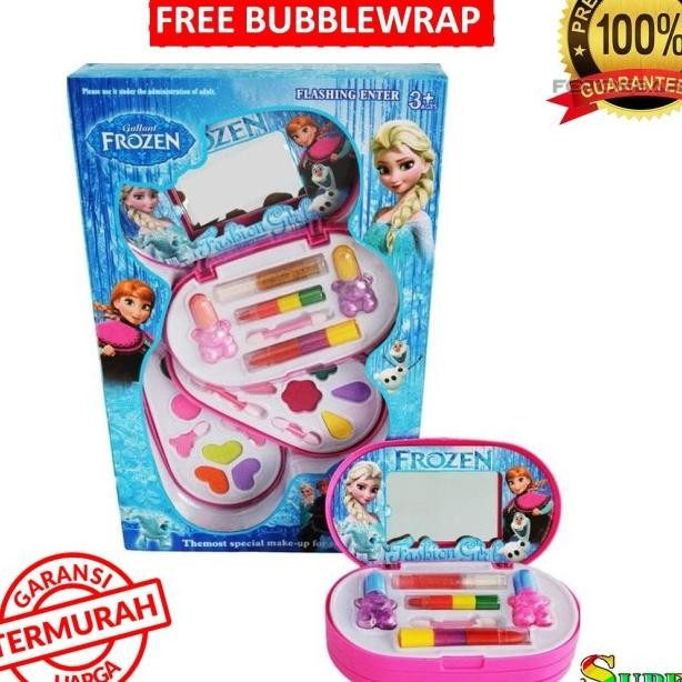 Mainan Make Up Makeup Salon Salonan Frozen Mainan Anak Perempuan Salon