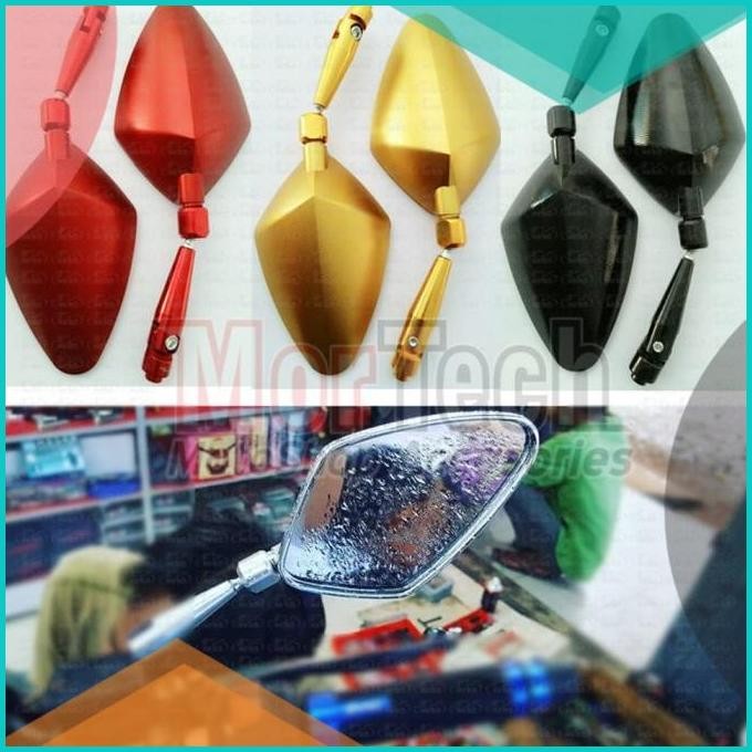 Kaca Spion Sepion Motor Variasi Lipat 2660 KLX D Tracker CRF Dirtbike