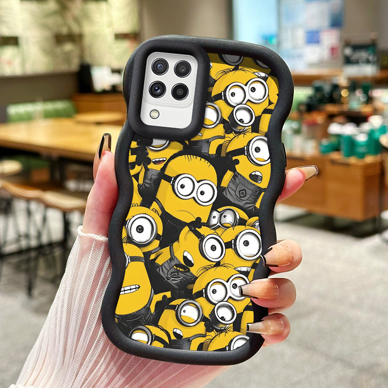 Casing Hp Untuk Samsung A22 M22 M32 Case Casing HP Kesing lembut sarung pelindung silikon Minion Sof
