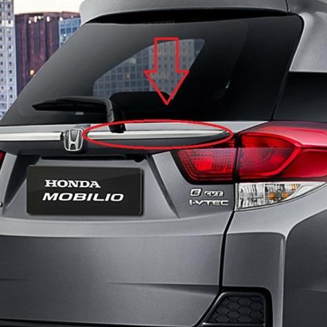 Terlaris List Chrome Vernekel Bagasi Belakang Honda Mobilio Facelift Original
