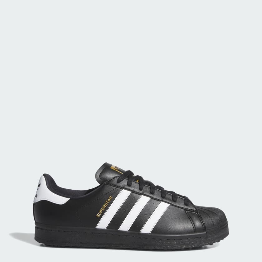 Adidas Superstar Golf Spikeless Core Black Cloud White Gold Metallic BNIB Original Resmi IE6053