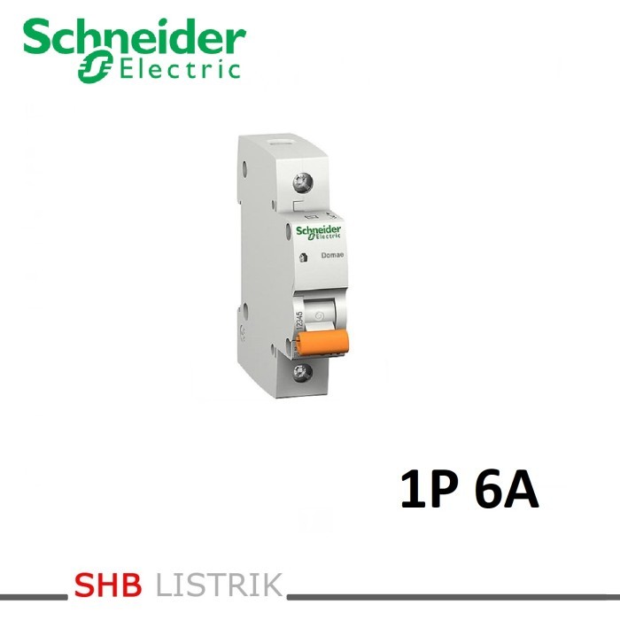 MCB SCHNEIDER 6A 1PHASE/ MCB 6 AMPER
