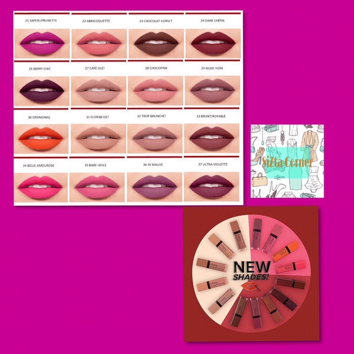 Bourjois Rouge Velvet Lipstick. Bourjois Rouge Edition Velvet