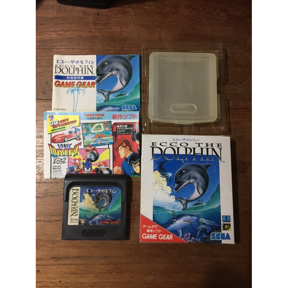 Kaset game gear Sega Dolphin Original Baru game jadul koleksi kolektor