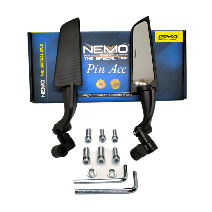 New Spion Winglet Universal NEMO Original Kaca Kecil Nmax Aerox Vario