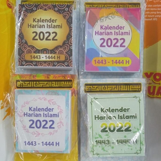 

Kalender Harian Islami 2022 - Kalender Meja/Sobek Tahun 2022 Kualitas Premium