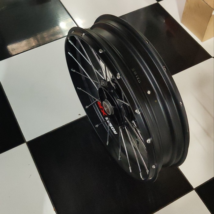 Paket Velg Tubeless Rossi XR Kawasaki W175 Include Tromol