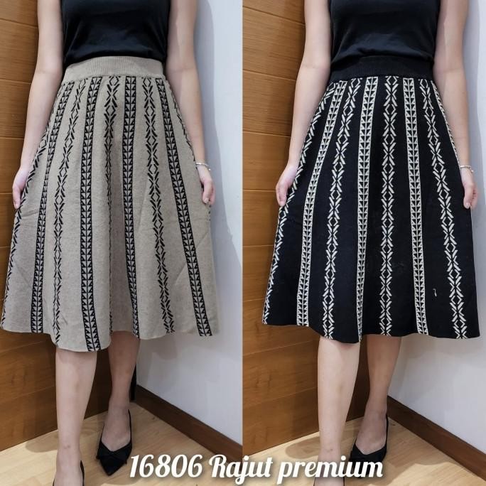 ROK 7/8 RAJUT IMPORT ROK WANITA ROK PENDEK BAWAHAN WANITA WS88