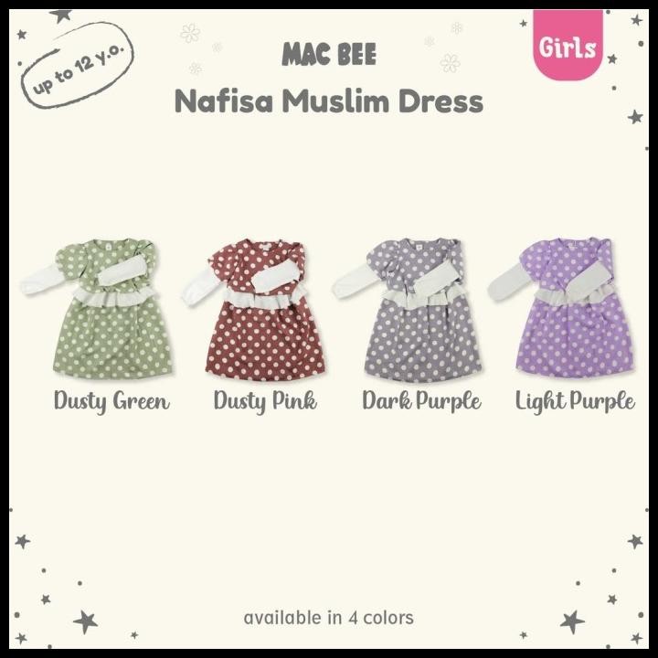 Macbee Baju Anak Perempuan Gamis Anak Muslim Collection Nafisa