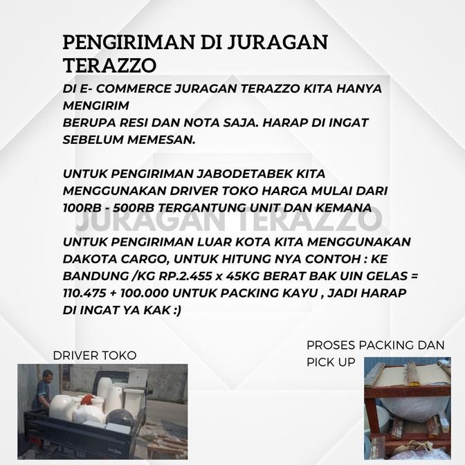 JURAGAN TERAZZO WASTAFEL CUCI TANGAN MARMER KUALITAS PREMIUM UNIK IRF