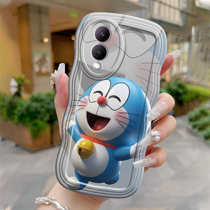 Casing Hp Untuk VIVO Y17s G2 5G Y36i 5G Case Softcase Casing merokok Dingdang kucing HP Kesing trend