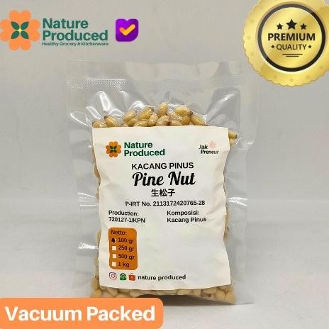 

Nature Produced Pine Nut 100Gr 250Gr 500Gr 1Kg | Kacang Pinus