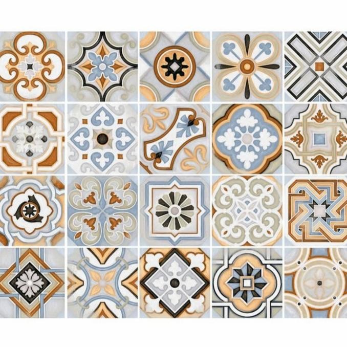 Granit Roman dAversa Ornato/Lantai Vintage/Tegel Batik/GTA332706R H24C