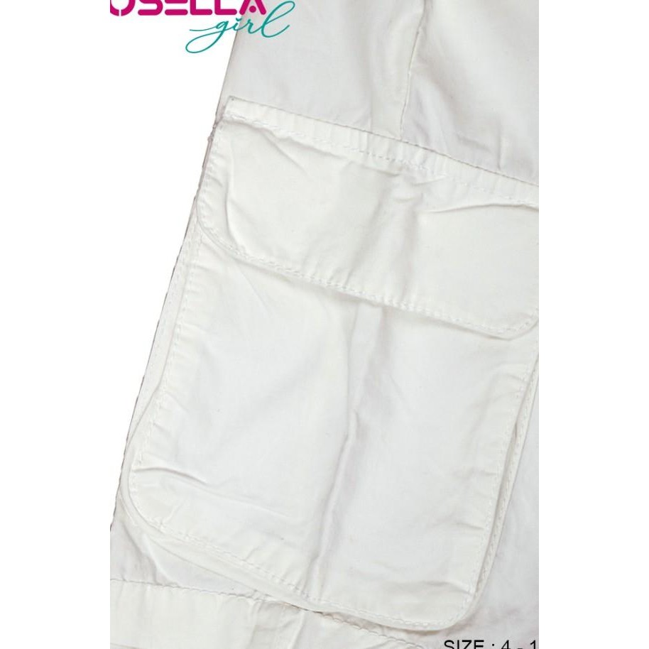 Osella Kids - Celana Jogger Anak Perempuan Warna Putih 2387300801